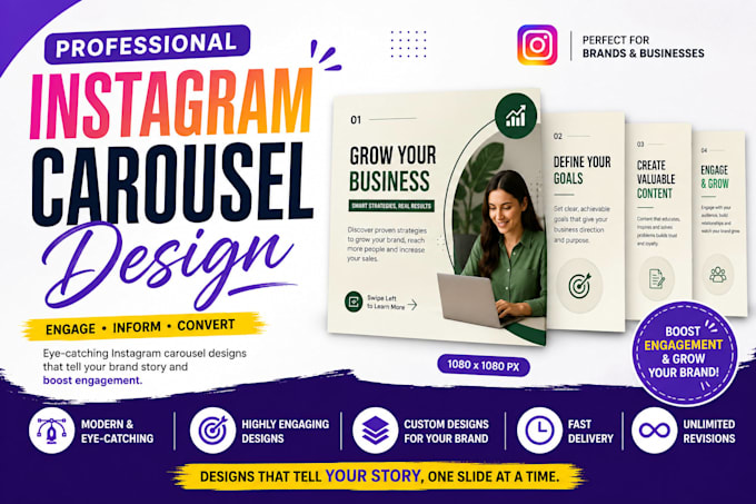 create a instagram carousel designs that boost engagement