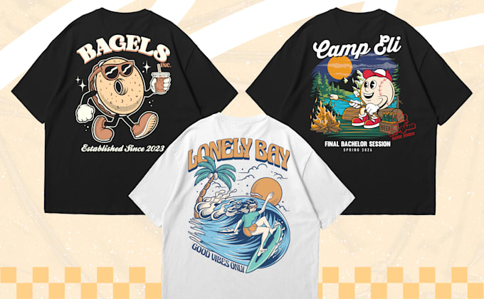 create vintage retro clothing design