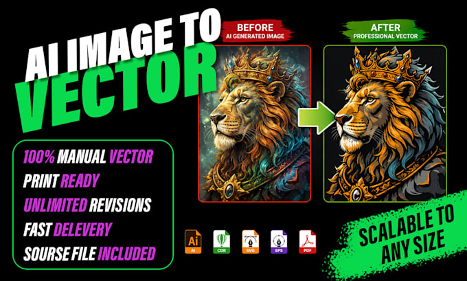 draw, vector, convert logo or graphic to vector