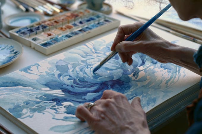 draw awesome watercolor portrait for you