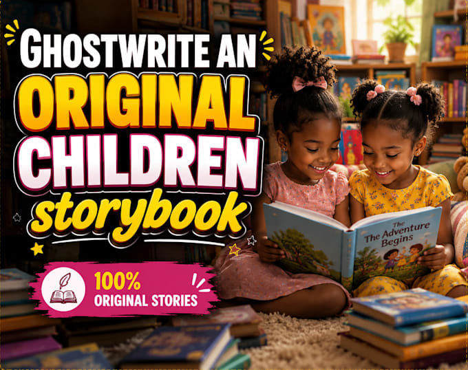 ghostwrite an original children storybook for you