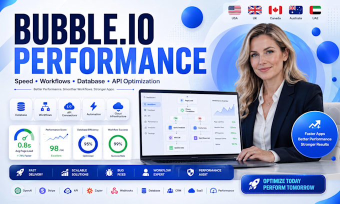 optimize bubble io speed workflows database API and app performance fix