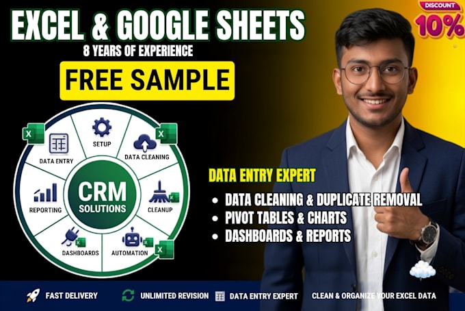 expert excel data cleaning, formulas, lookups,and data entry