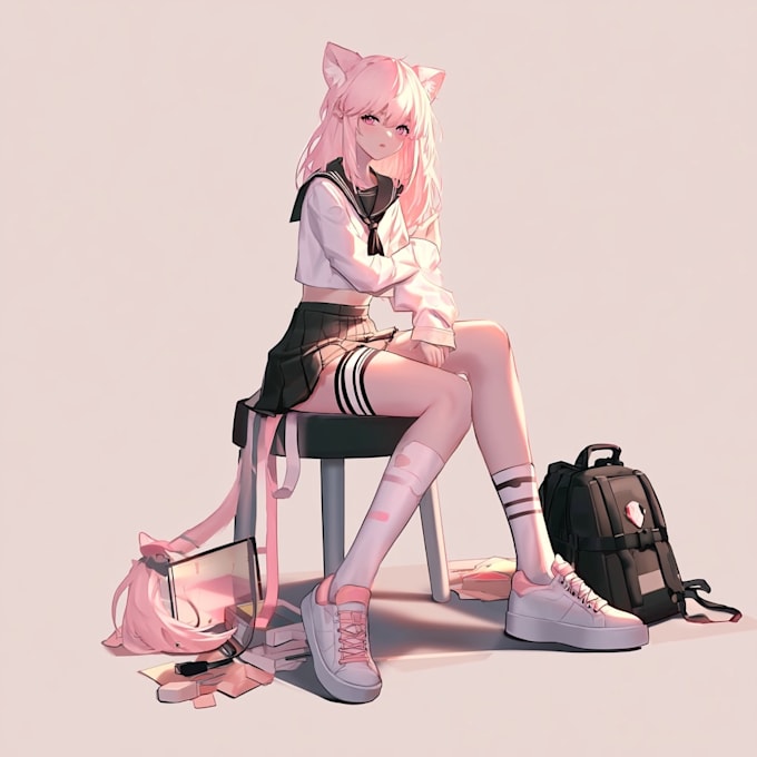 do a anime character