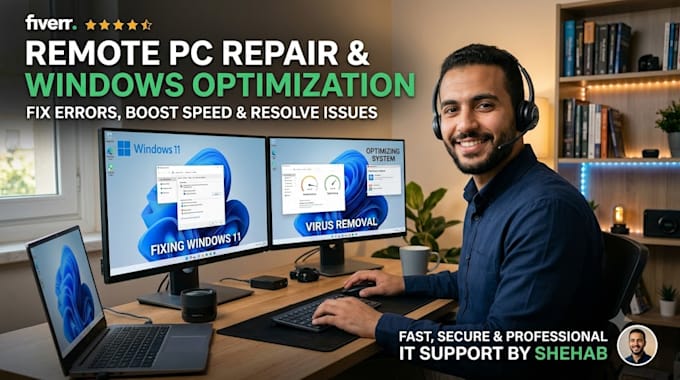 repair windows 11 , 10, optimize your PC and boost gaming performance
