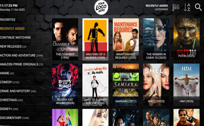 develop branded iptv player, ott platform, xciptv vod app with admin panel
