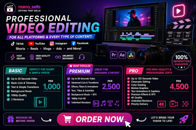 create HD videos for tiktok and youtube