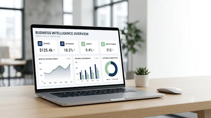 create KPI dashboards and business performance reports