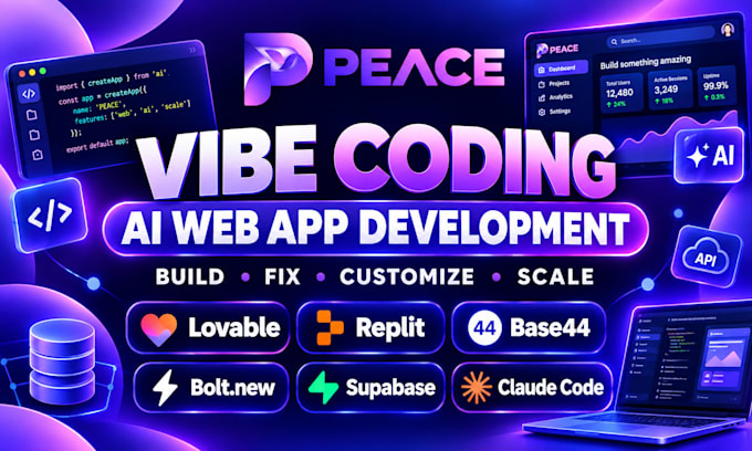 vibe code and develop lovable replit base44 bolt v0 ai web app saas mvp