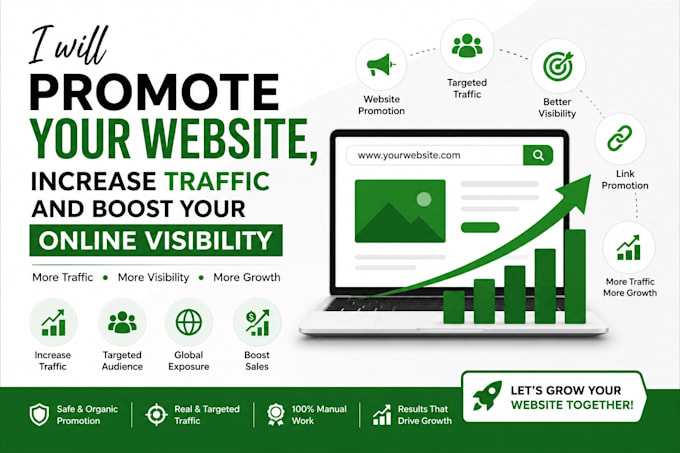 promote your website, increase traffic and boost your online visibility