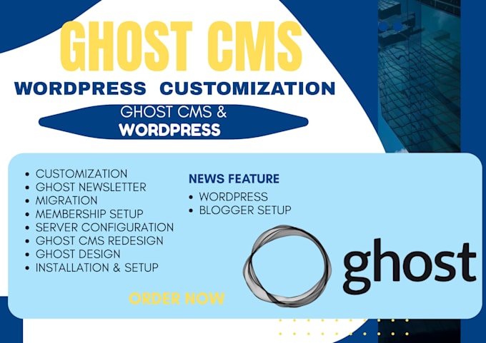 build customize migrate and optimize ghost cms blog newsletter website
