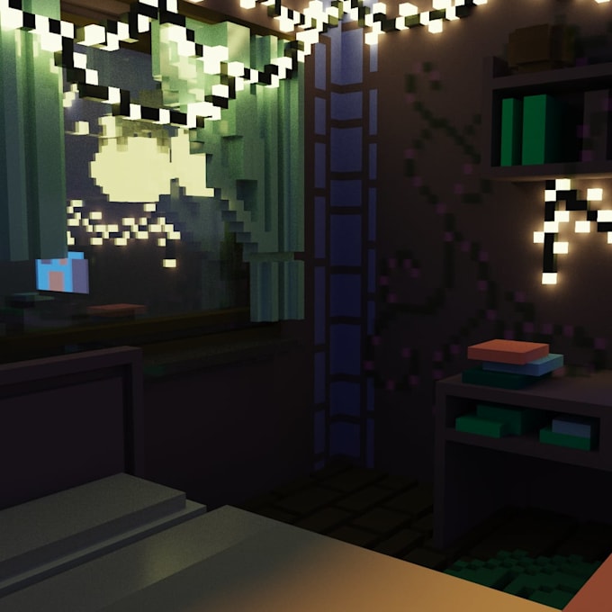 design custom 3d voxel art and voxel model for games