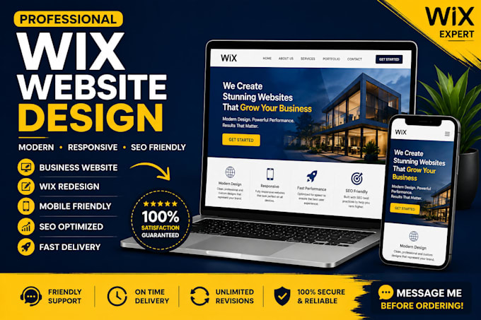 do expert wix design, wix website redesign, wix website clone