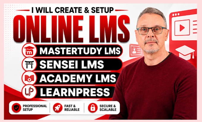 build lms website using learndash, sensei lms, academy lms and masterstudy lms