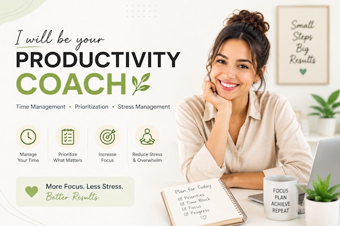 be your productivity coach for stress and time management prioritization