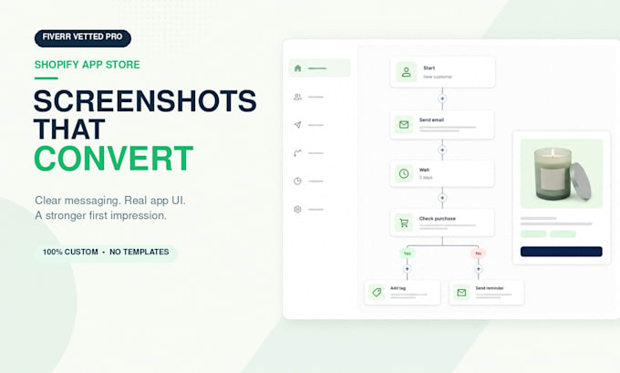 design shopify app store screenshots