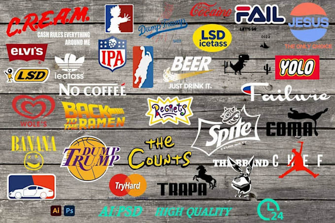 design a custom logo parody