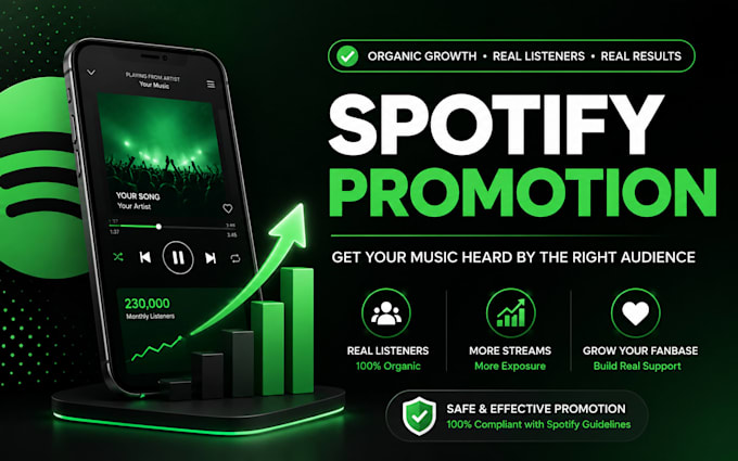 promote your spotify music and make it viral spotify