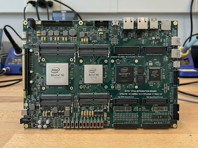 design intel fpga pcb for cyclone, arria, stratix, and max