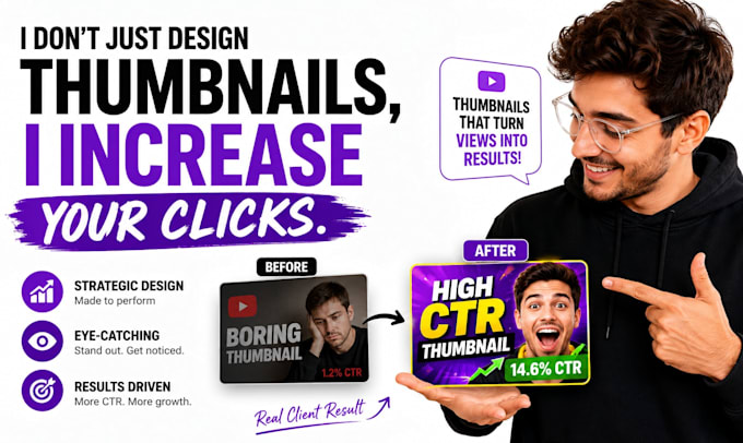 design professional youtube thumbnails that boost CTR