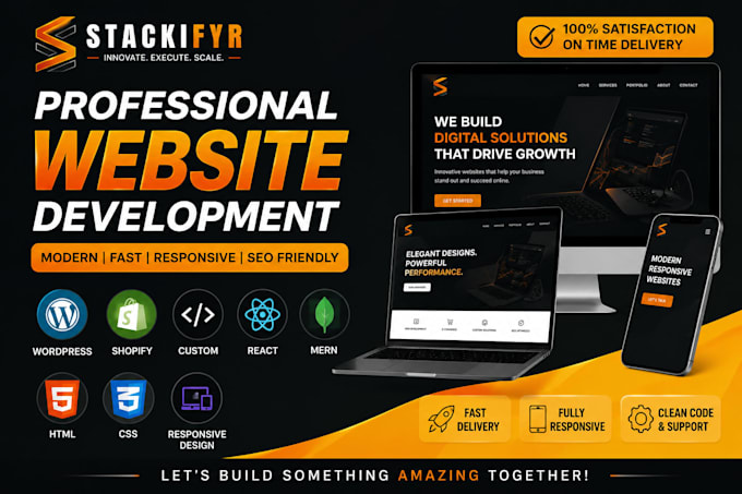develop a responsive website or web app