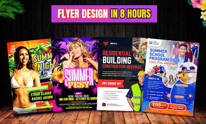 create professional custom flyer design