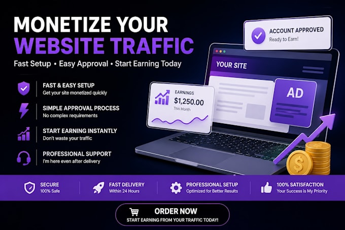 set up website monetization and ad integration