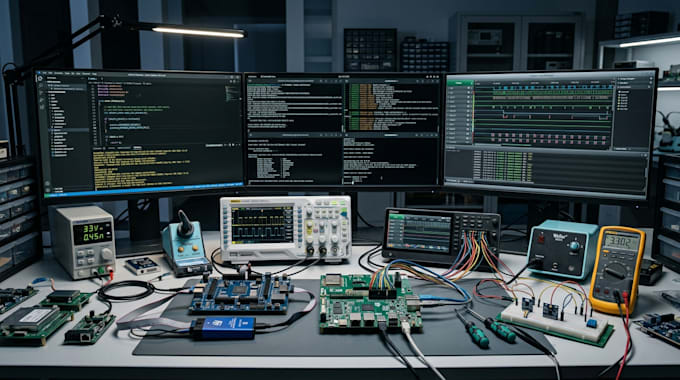 develop custom firmware for embedded linux stm32 esp32 and arm cortex
