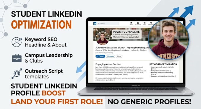 write, rewrite and optimize your linkedin profile and summary