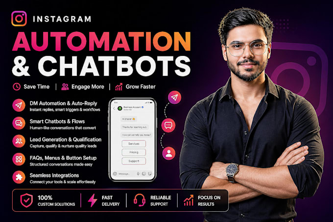 professionally build instagram automation and chatbots