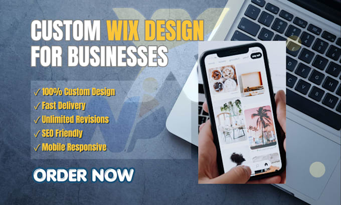 build custom wix website design and redesign for small businesses