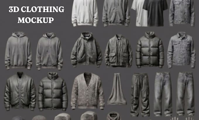 make 3d fashion clothing, mockups and animations with clo3d