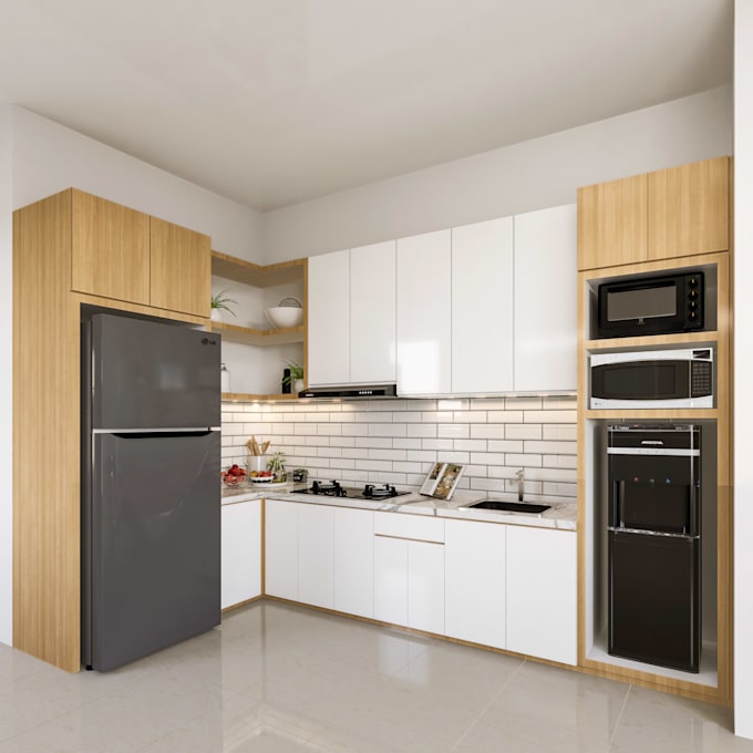 create photorealistic render interior and exterior