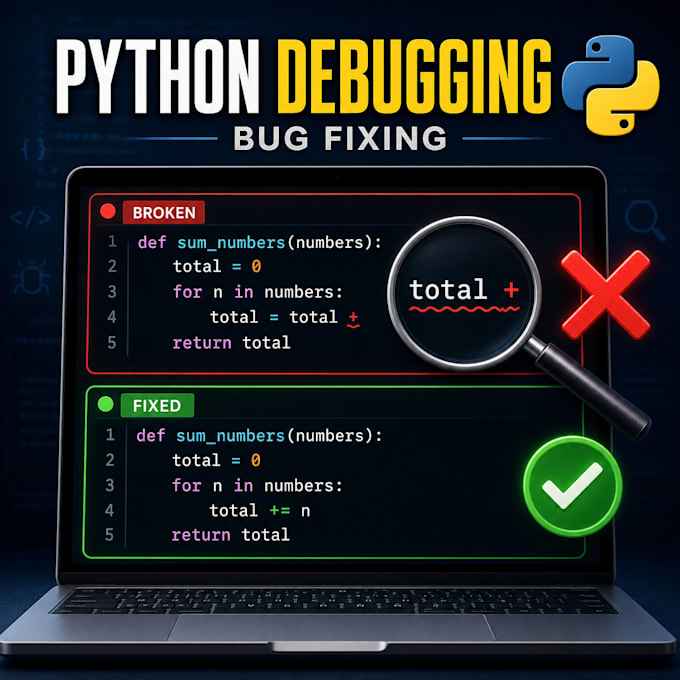 debug and fix your python script