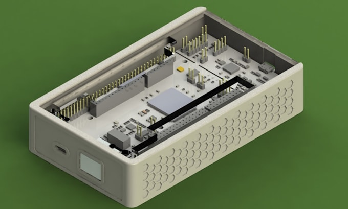 design pcb enclosure, product casing, housing for 3d printing using solidworks