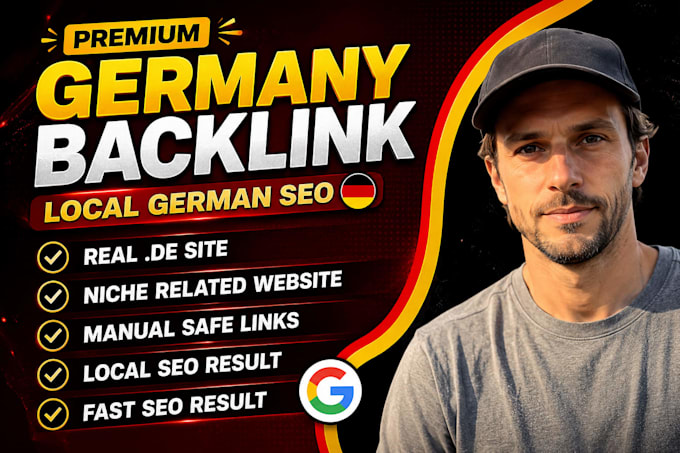 create premium quality german backlinks for local germany seo