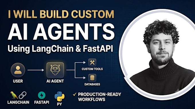build custom ai agents with langchain and fastapi