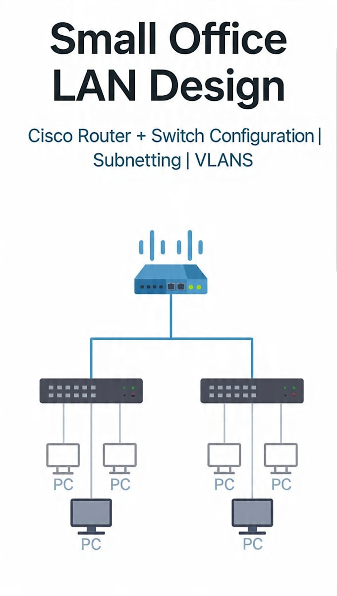 configure cisco routers switches subnet and fix windows