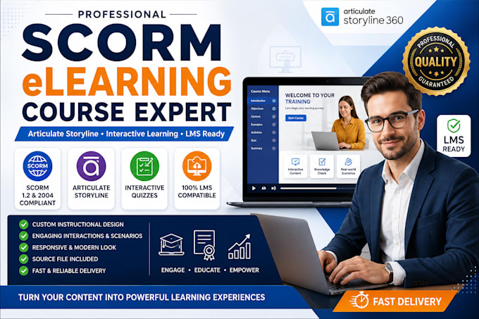 create scorm compliant elearning in articulate storyline 360