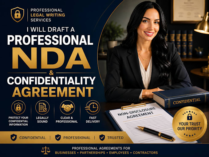 draft a professional nda and confidentiality agreement