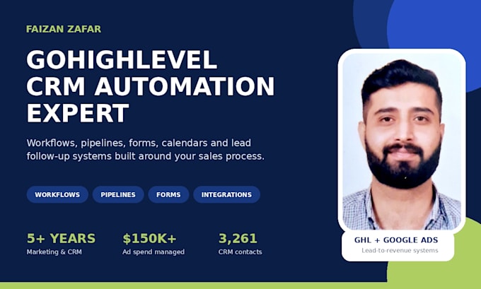 set up gohighlevel CRM automation workflows and pipelines
