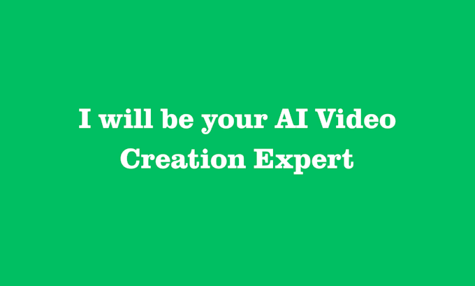 be your ai video creation expert