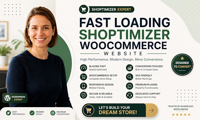 build fast loading shoptimizer theme woocommerce ecommerce wordpress website