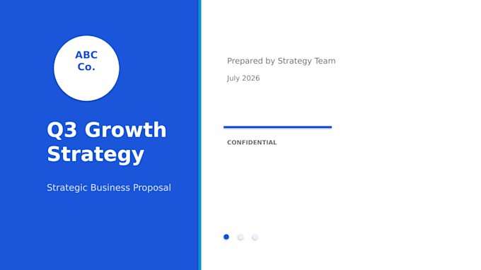 create a professional PPT presentation for you