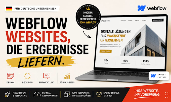 redesign german webflow website develop webflow business website webflow design