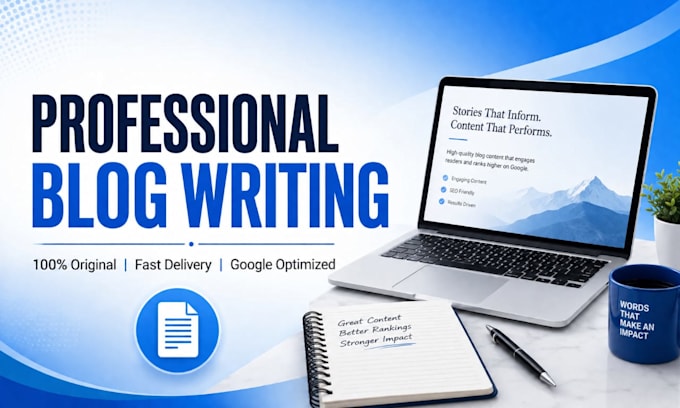 write SEO blog posts and website content