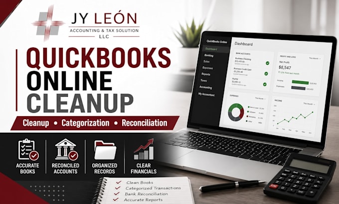 clean up and reconcile your quickbooks online books