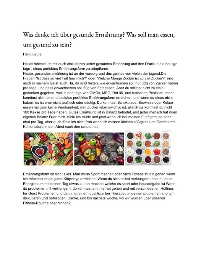 translate texts from german into english for articles