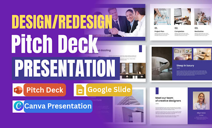 redesign powerpoint presentation investor pitch deck improve canva presentation