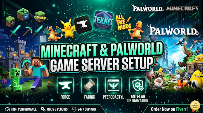 setup minecraft modpack palworld server cobblemon pixelmon convert forge skyrim